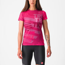 Laden Sie das Bild in den Galerie-Viewer, Castelli/DTU Laufshirt Damen - Berry