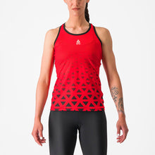 Laden Sie das Bild in den Galerie-Viewer, Castelli/DTU Laufsinglet Damen - Triangel Rot