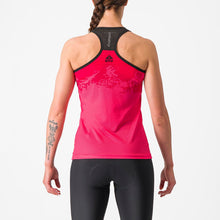 Laden Sie das Bild in den Galerie-Viewer, Castelli/DTU Laufsinglet Damen - Palmen Pink