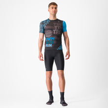 Laden Sie das Bild in den Galerie-Viewer, Castelli/DTU Laufshirt Herren - Schwarz/Blau