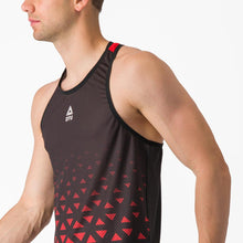 Laden Sie das Bild in den Galerie-Viewer, Castelli/DTU Laufsinglet Herren - Triangel Schwarz