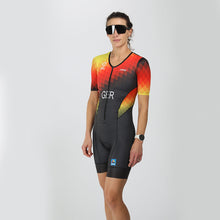 Laden Sie das Bild in den Galerie-Viewer, Zoot/DTU Triathloneinteiler Aero Full Zip Damen
