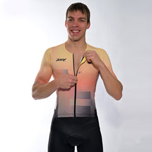 Laden Sie das Bild in den Galerie-Viewer, Zoot/DTU Triathloneinteiler Aero Full Zip "Tri Earth (Desert)" Herren