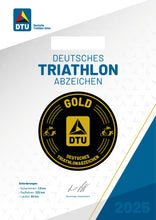 Laden Sie das Bild in den Galerie-Viewer, Deutsches Triathlonabzeichen Gold (digital)