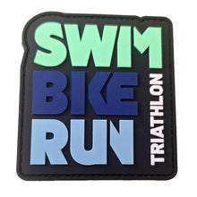 Laden Sie das Bild in den Galerie-Viewer, Patch - "SwimBikeRun" (Blau-Grün)