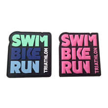 Laden Sie das Bild in den Galerie-Viewer, Patch - "SwimBikeRun" (Blau-Grün)