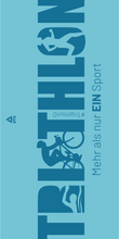 Laden Sie das Bild in den Galerie-Viewer, DTU Handtuch TRIATHLON (blau)
