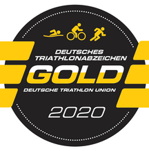 Laden Sie das Bild in den Galerie-Viewer, Deutsches Triathlonabzeichen Gold