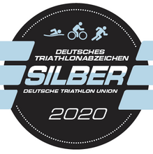 Laden Sie das Bild in den Galerie-Viewer, Deutsches Triathlonabzeichen Silber