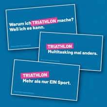 Laden Sie das Bild in den Galerie-Viewer, Triathlon Postkarten
