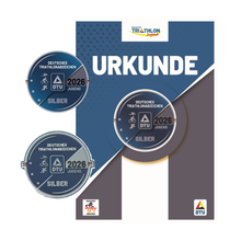Laden Sie das Bild in den Galerie-Viewer, Deutsches Triathlonabzeichen Jugend Silber
