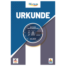 Laden Sie das Bild in den Galerie-Viewer, Deutsches Triathlonabzeichen Jugend Silber
