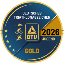Laden Sie das Bild in den Galerie-Viewer, Deutsches Triathlonabzeichen Jugend Gold
