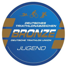 Laden Sie das Bild in den Galerie-Viewer, Deutsches Triathlonabzeichen Jugend Bronze

