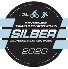 Laden Sie das Bild in den Galerie-Viewer, Deutsches Triathlonabzeichen Silber
