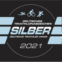 Laden Sie das Bild in den Galerie-Viewer, Deutsches Triathlonabzeichen Silber
